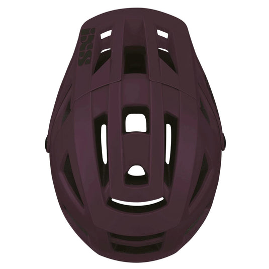 IXS Trigger AM Grape SM Helmet (54-58 cm) Jet MTB/E-Bike Unisex Adult - RACKTRENDZ