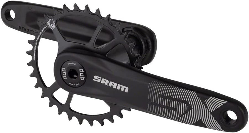 Chargez l&#39;image dans la visionneuse de la galerie, SRAM SX Eagle Crankset - 170mm, 12-Speed, 32t, Direct Mount, Dub Spindle Interface, Black, A1 - RACKTRENDZ
