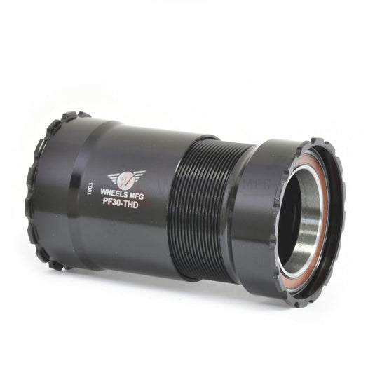 Wheels Manufacturing PF30 Threaded Angular Contact Bearings for 30mm Black,One Size,PF30-THD-AC - RACKTRENDZ