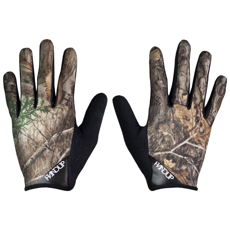 Chargez l&#39;image dans la visionneuse de la galerie, Handup Most Days Full Finger Lightweight Anti-Slip Breathable Mountain Bike MTB Bicycle Enduro Downhill XC Cycling Motocross Unisex Gloves (Realtree Edge Camo, X-Small) - RACKTRENDZ
