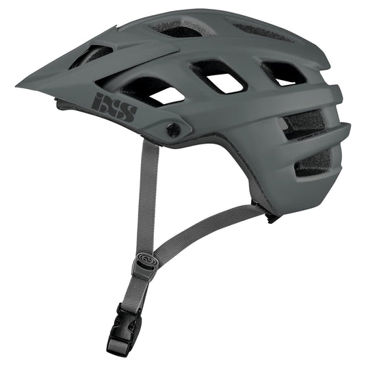 IXS Unisex Trail EVO Helmet (Graphite,S/M)- Adjustable 54-58cm Adult Helmets for Men Women,Protective Gear with Quick Detach System - RACKTRENDZ