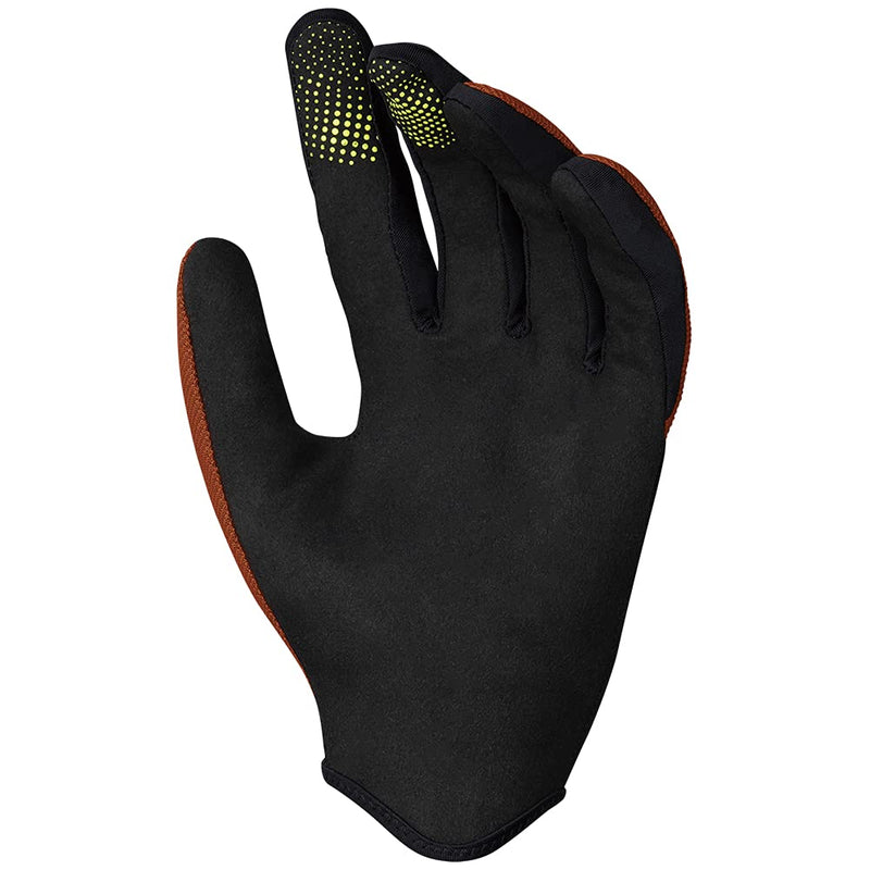 Chargez l&#39;image dans la visionneuse de la galerie, IXS Unisex Carve Gloves - Silicone Grippers and Slip on Design with Touchscreen/Biking/Hiking Compatible (Burnt Orange/Large) - RACKTRENDZ
