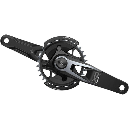 SRAM, X0 T-Type Spindle Power Meter, Power Meter Crankset, Speed: 12, Spindle: 28.99mm, BCD: Direct Mount, 32, Dub, - RACKTRENDZ