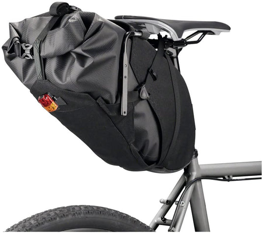 BackLoader Wishbone, Anti-swap Rear bikepacking Bag stabilizer, Aluminum, with 2 Sets of Bottle cage mounting Bosses - RACKTRENDZ