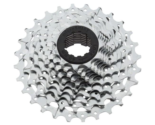 Microshift H10 Cassette - 10 Speed, 11-28t, Silver, Chrome Plated - RACKTRENDZ