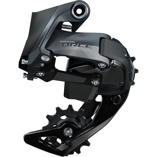 SRAM, Force eTap AXS D1, Rear Derailleur, Speed: 12, Cage: Short, Black Gloss, 33T Max - RACKTRENDZ