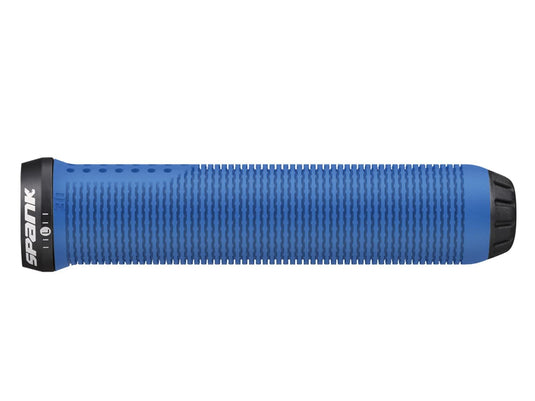 Spank Spike Grip 33 MM (Blue), Bicycle Handle Bar, Comfortable Non-Slip Bike Handle Grips, Bicycle Handlebar Grips, Soft Non-Slip-Rubber Hand Grip, Ergonomic Design - RACKTRENDZ