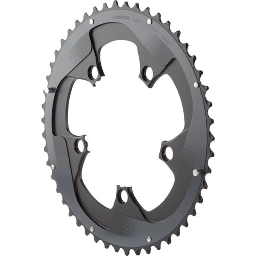 SRAM Force 22 50T 110mm BCD YAW Chainring Black for Hidden or Non-Hidden Bolt Use with 34T - RACKTRENDZ