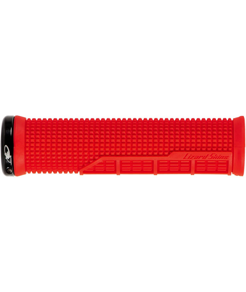 Chargez l&#39;image dans la visionneuse de la galerie, Lizard Skins Unisex&#39;s Single-Sided Lock-On Machine Handlebar Grips, Jet Black, Pair - RACKTRENDZ
