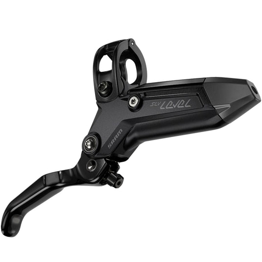 SRAM, Level Silver Stealth 2P, MTB Hydraulic Disc Brake, Front, Post Mount, Black - RACKTRENDZ