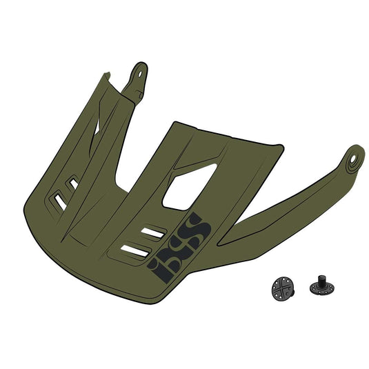 iXS Visor + pins Trigger FF Olive SM - RACKTRENDZ