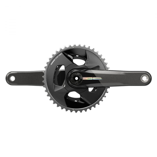 SRAM, Force D2 2X Wide, Crankset, Speed: 12, Spindle: 28.99mm, BCD: 94, 43/30, Dub, 170mm, Black, Road Disc - RACKTRENDZ