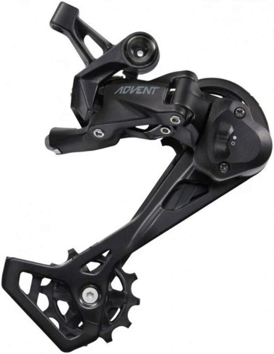 Microshift Advent Rear Derailleur - 9 Speed, Long Cage, Black, with Clutch - RACKTRENDZ
