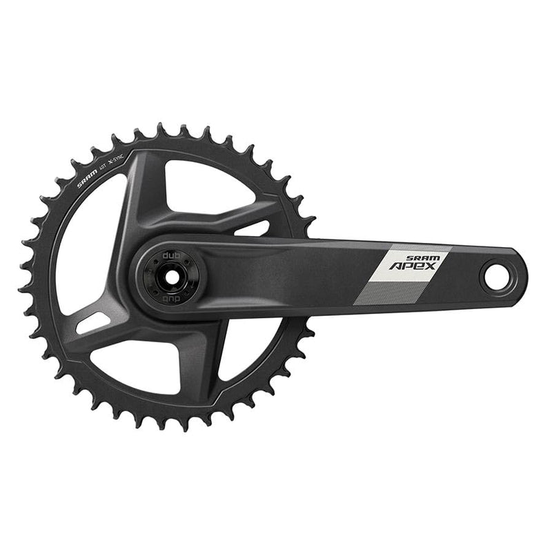 Load image into Gallery viewer, SRAM, Apex D1, Crankset, Speed: 12, Spindle: 28.99mm, BCD: Direct Mount, 42, Dub, 175mm, Black, Road Disc - RACKTRENDZ

