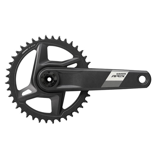 SRAM, Apex D1, Crankset, Speed: 12, Spindle: 28.99mm, BCD: Direct Mount, 42, Dub, 175mm, Black, Road Disc - RACKTRENDZ