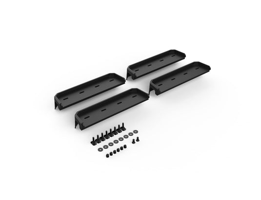 Kit de rails de plate-forme de camion YAKIMA HD pour OverHaul HD et OutPost HD (ensemble de 2), noir