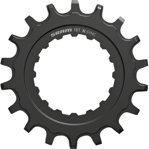 SRAM Unisex's X-Sync Sprocket for Bosch Motors 14T Straight Steel Black Chainring - RACKTRENDZ