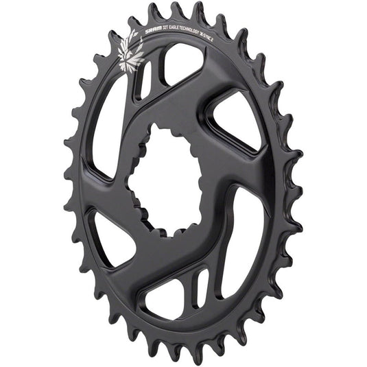 SRAM Unisex's X-Sync 2 Direct Mount 3mm Offset Boost Cold Forged Aluminum Chainring, Black, 32t - RACKTRENDZ