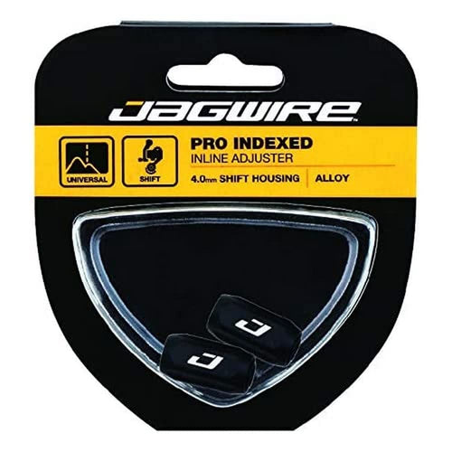 Jagwire Pro Mini Inline Indexed Cable Tension Adjusters, Black - RACKTRENDZ