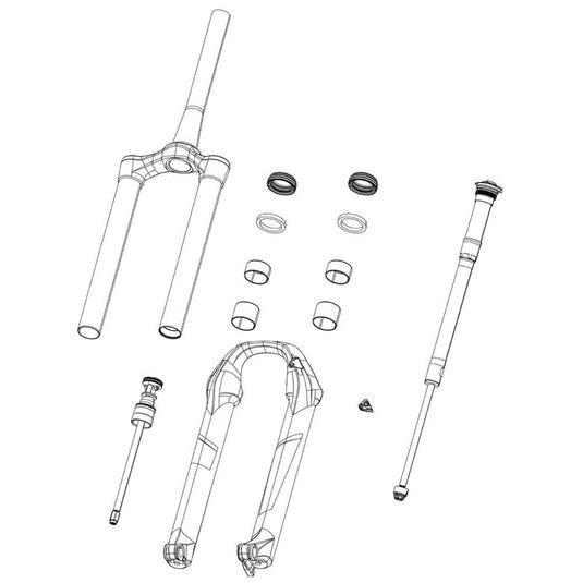 RockShox BoXXer Seal Head Assembly 35mm B1 for Charger Rebound Damper - RACKTRENDZ