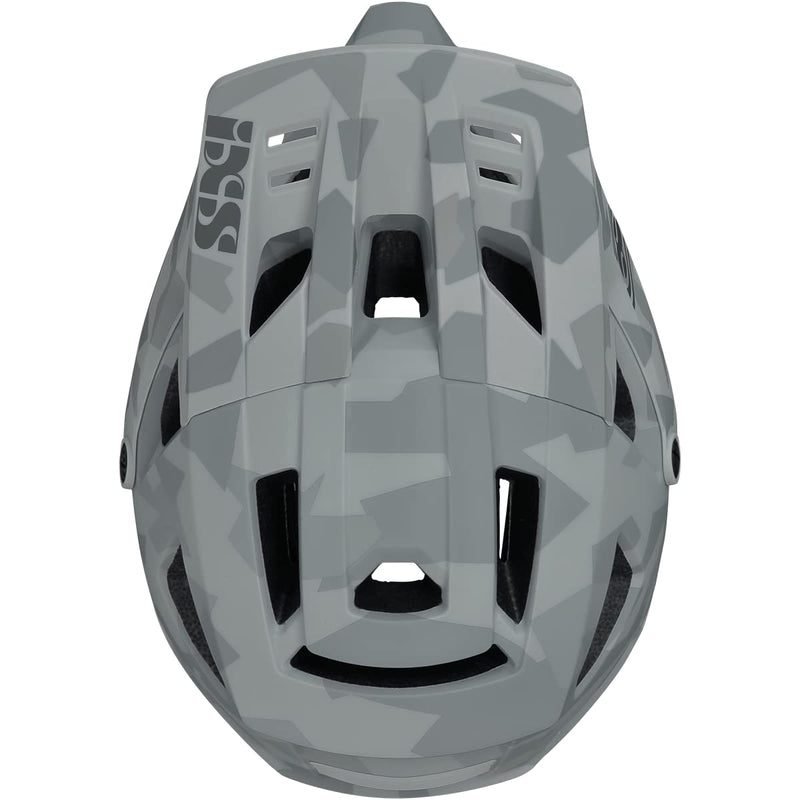 Chargez l&#39;image dans la visionneuse de la galerie, iXS Helmet Trigger FF MIPS Camo Grey ML (58-62cm) - RACKTRENDZ
