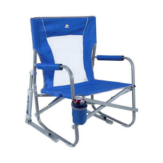 CHAISE À BASCULE DE PLAGE SAYBROOK BLEU