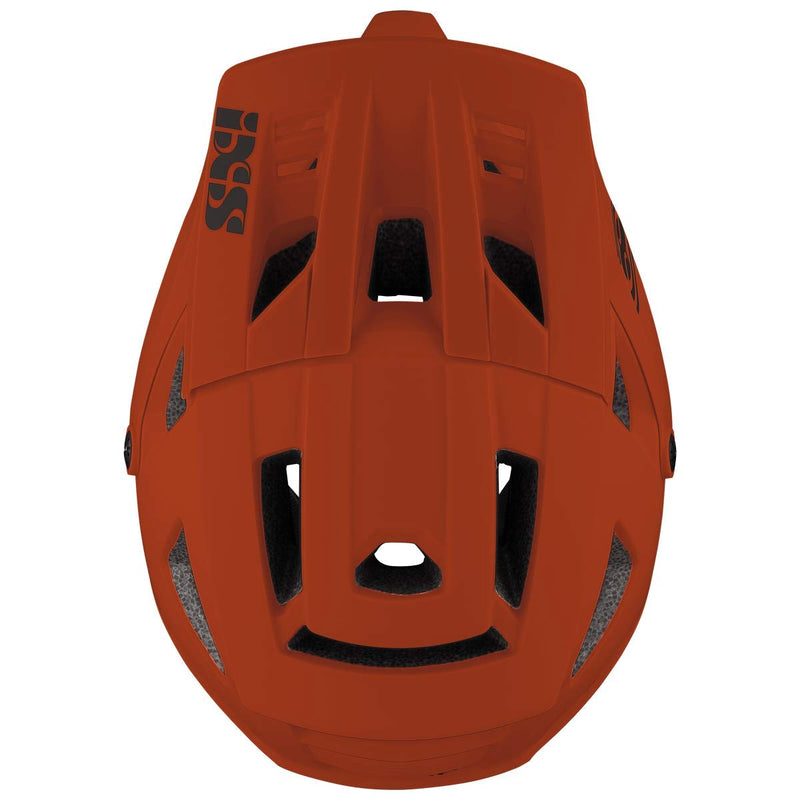 Load image into Gallery viewer, IXS Unisex Trigger FF MIPS (Burnt Orange,XS)- Adjustable with Compatible Visor 49-54cm Adult Helmets for Men Women,Protective Gear with Quick Detach System &amp; Magnetic Closure - RACKTRENDZ
