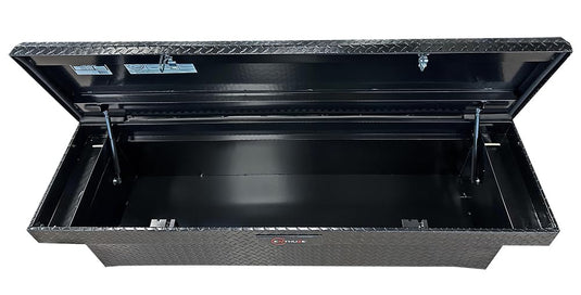 Enthuze Black Truck Bed Toolbox with Push Button Release
