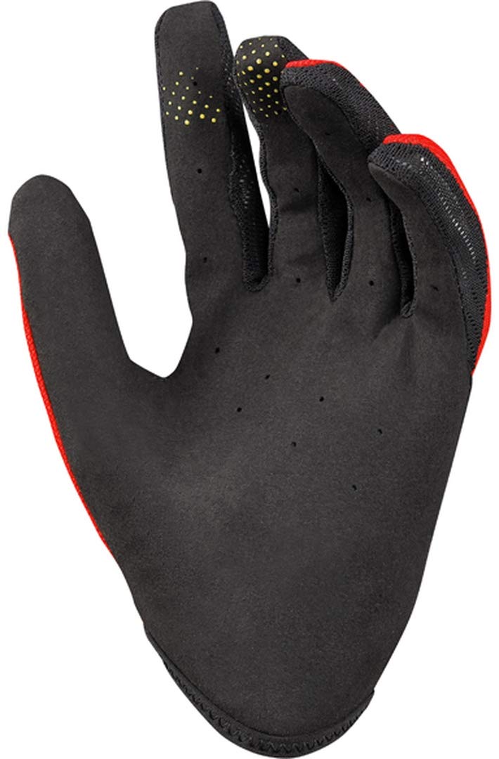 Chargez l&#39;image dans la visionneuse de la galerie, iXS Unisex Ergonomic Preformed Slip-On Touch-Screen Carve Motorcycle Gloves, Fluo Red, Small - RACKTRENDZ
