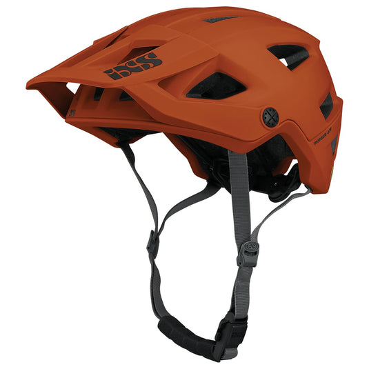 IXS Unisex Trigger AM MIPS (Burnt Orange,SM)- Adjustable with Compatible Visor 54-58cm Adult Helmets for Men Women,Protective Gear with Quick Detach System & Magnetic Closure - RACKTRENDZ