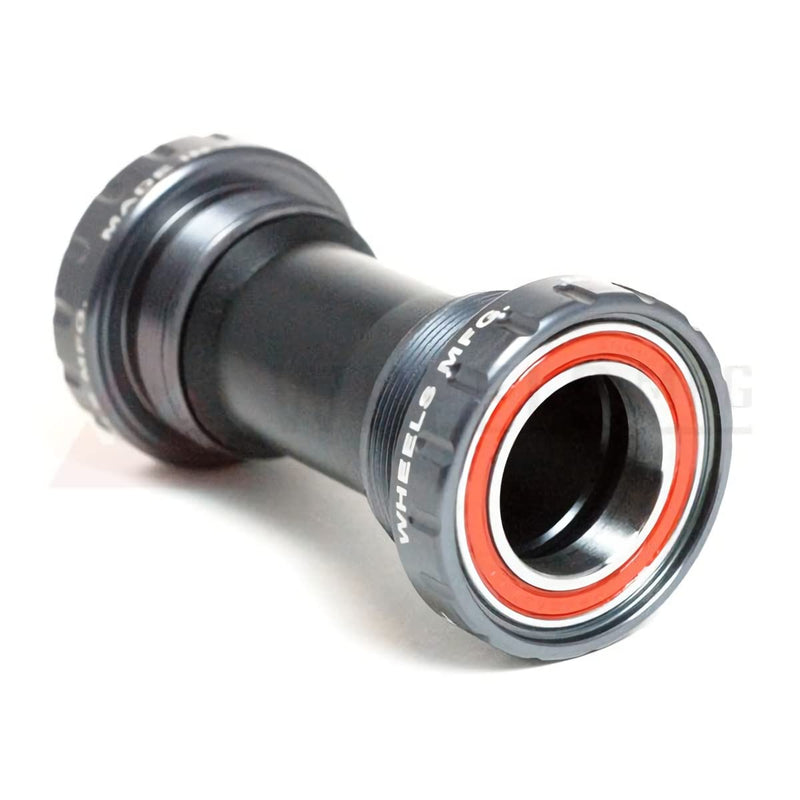 Chargez l'image dans la visionneuse de la galerie, Wheels Manufacturing BB Road Shells with Angular Contact Bearings, Grey, Shimano 24mm Spindle - RACKTRENDZ
