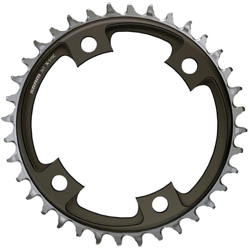 SRAM Unisex's Road 107Bcd X-Sync Chainring, Blast Black, 46t - RACKTRENDZ