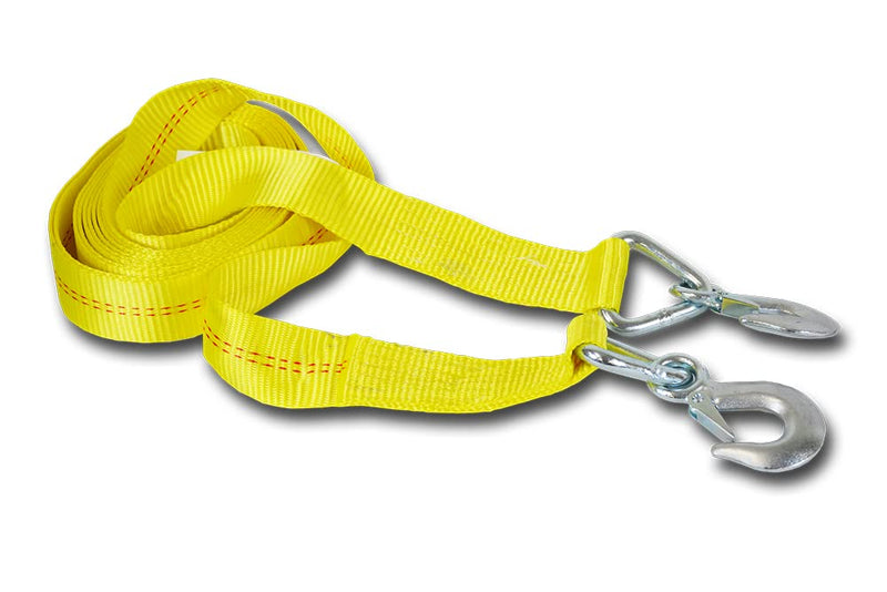 Load image into Gallery viewer, Enthuze Cargo 2" x 20' Tow Strap with Forged Snap Hooks - 10,000 lbs Break Strength
