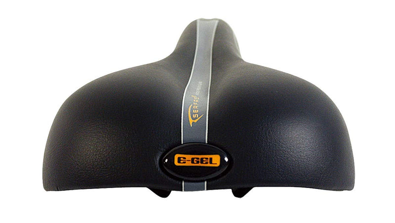 Chargez l&#39;image dans la visionneuse de la galerie, Serfas E-Gel Dual Density Men&#39;s Bicycle Saddle - RACKTRENDZ
