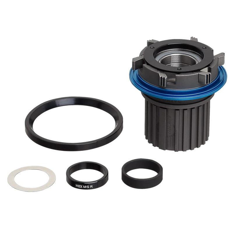 Load image into Gallery viewer, Spank HEX Rear Hub Microspline Steel Freehub &amp; Spacer Ring &amp; Conversion Spacer &amp; Dust WasherCompatible with All Spank HEX J-Type, Straightpull, and Gravel Rear Wheels. - RACKTRENDZ
