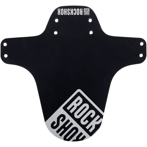 RockShox MTB Fork Fender Black with Gloss Silver Print - RACKTRENDZ
