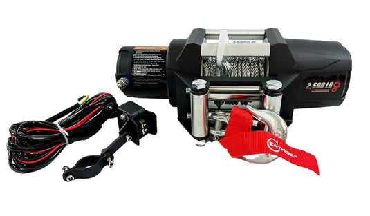 Enthuze 2500LB Electric ATV Winch with 1.2 HP Motor