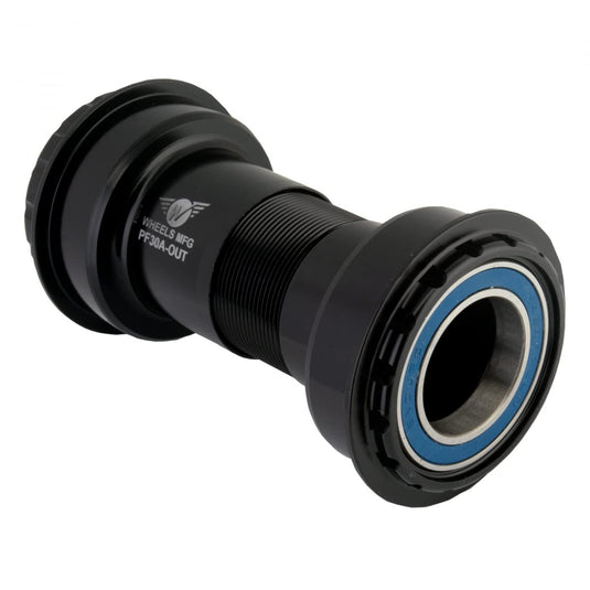 wheels Manufacturing PF30A Frame to Hollowtech II Spindle Outboard Thread Together Bottom Bracket, Black - RACKTRENDZ