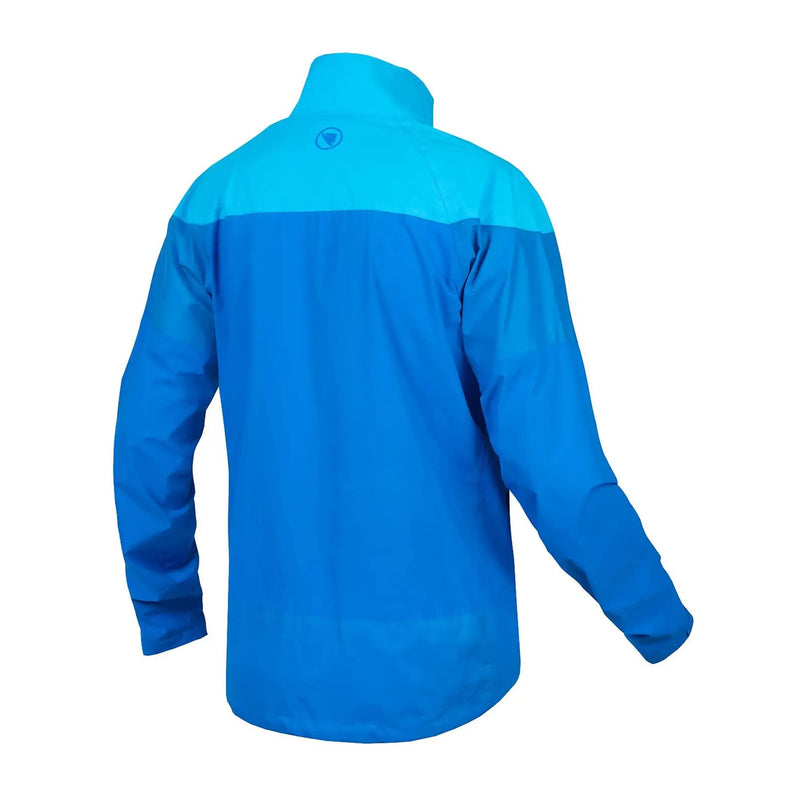 Chargez l&#39;image dans la visionneuse de la galerie, Endura Men&#39;s Urban Luminite Cycling Jacket II - Hi-Viz, 2.5-Layer Waterproofing Jacket Hi-Viz Blue, Small - RACKTRENDZ
