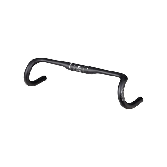 Spank Wing 12 Vibrocore Drop Bar (31.8, 42cm, Black), Round Bar Top Style Handlebar, Drop Bar Horns Belt Handlebar, Mountain Bike Riser Handlebar, Fit Gravel Riders - RACKTRENDZ