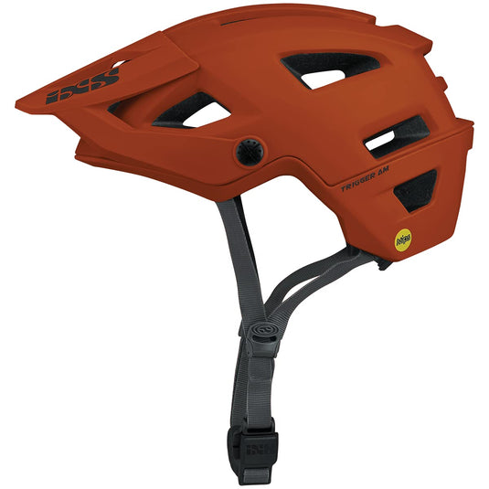 IXS Unisex Trigger AM MIPS (Burnt Orange,SM)- Adjustable with Compatible Visor 54-58cm Adult Helmets for Men Women,Protective Gear with Quick Detach System & Magnetic Closure - RACKTRENDZ