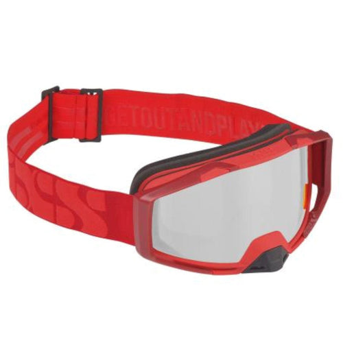 iXS goggle Trigger Clear racing red/ clear standard - RACKTRENDZ
