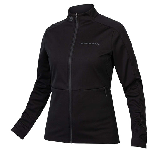 Endura Women's Windchill Cycling Jacket II - Waterproof Panels & Thermal Protection Black, Medium - RACKTRENDZ