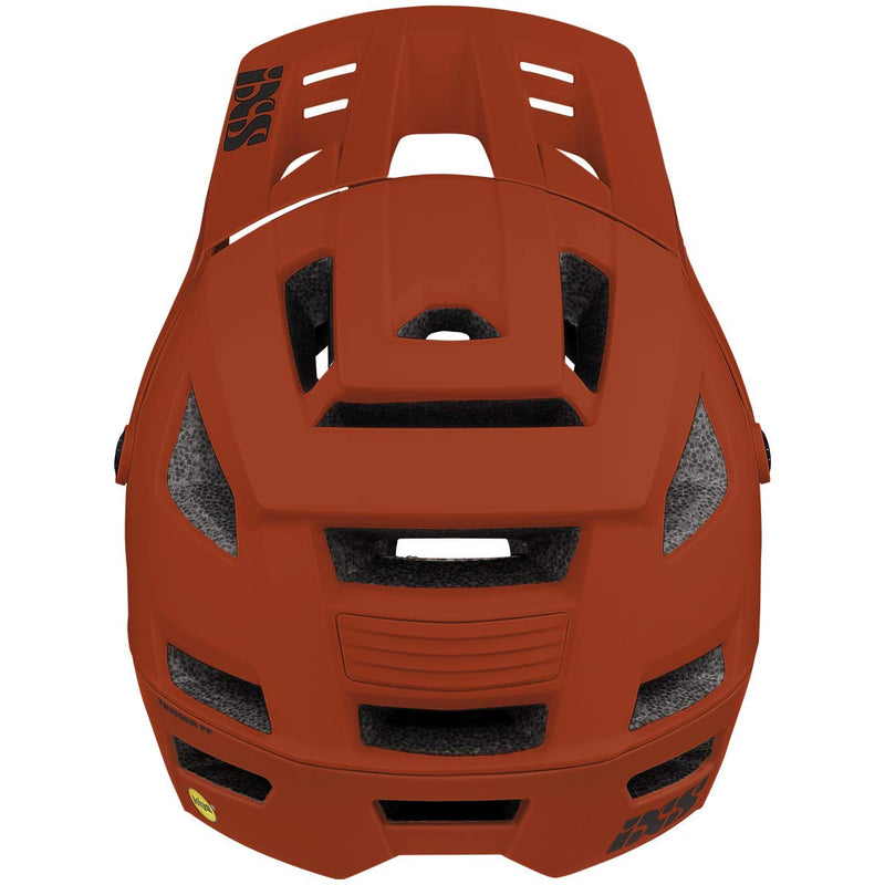 Load image into Gallery viewer, IXS Unisex Trigger FF MIPS Helmet (Burnt Orange,M/L)- Adjustable with Compatible Visor 58-62cm Adult Helmets for Men Women,Protective Gear with Quick Detach System &amp; Magnetic Closure - RACKTRENDZ
