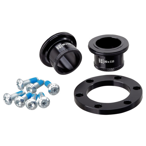 Spank Unisex Adult Hex Boost Front Hub Conversion Kit 15 x 110 Black - RACKTRENDZ