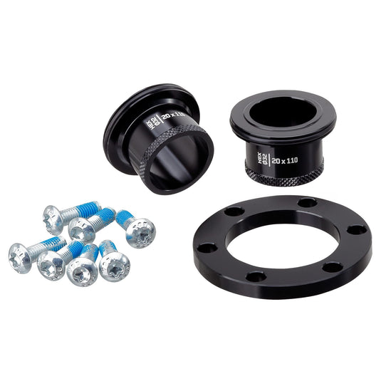 Spank Unisex Adult Front Hub Hex Conversion Kit 20x110 Mountain Bike Accessories, Black - RACKTRENDZ