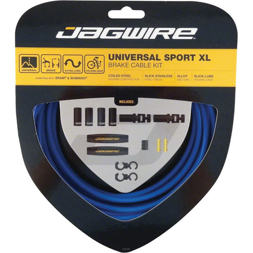 Jagwire Universal Sport Brake Cable XL Blue Sid-Blau - RACKTRENDZ