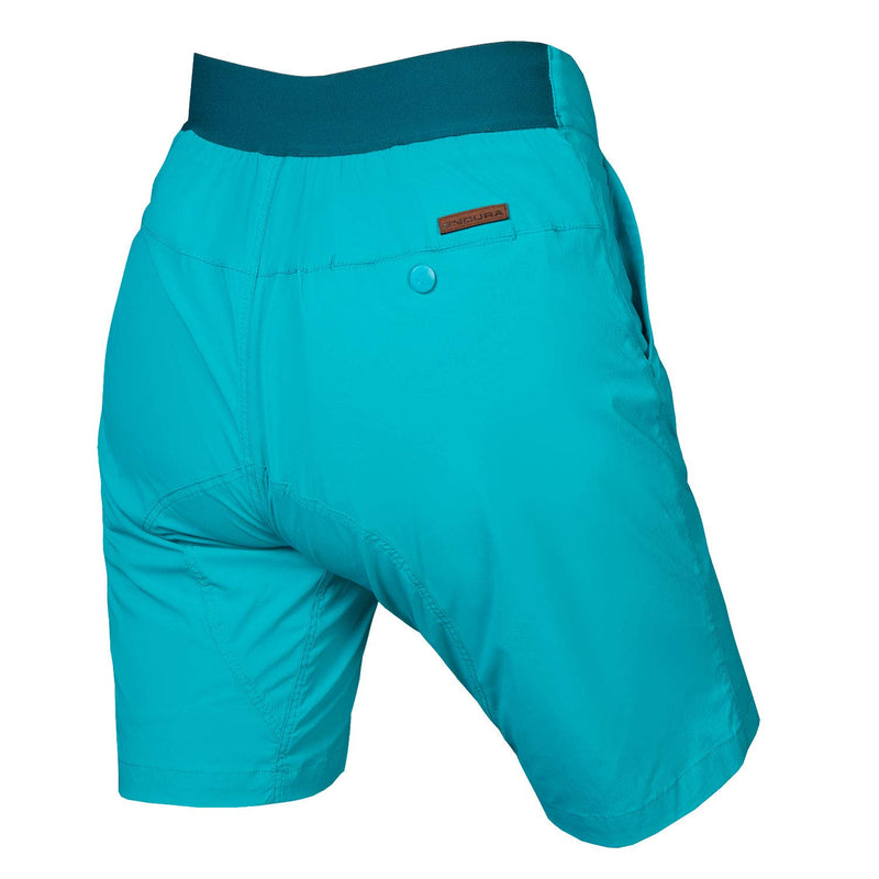 Chargez l&#39;image dans la visionneuse de la galerie, Endura Women&#39;s Hummvee Lite Cycling Short with Liner Pacific Blue, Large - RACKTRENDZ
