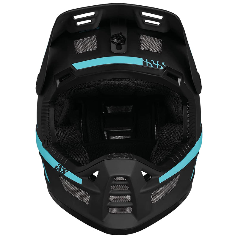 Load image into Gallery viewer, IXS Xult DH Unisex Adult Mountain Bike/E-Bike/BMX Full Face Helmet, Blue Lagoon, Medium - RACKTRENDZ
