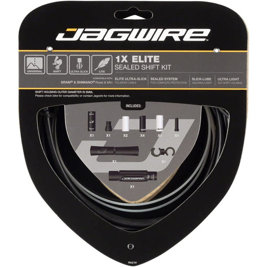 Jagwire 1x Elite Sealed Shift Cable Kit SRAM/Shimano with Polished Ultra-Slick - RACKTRENDZ